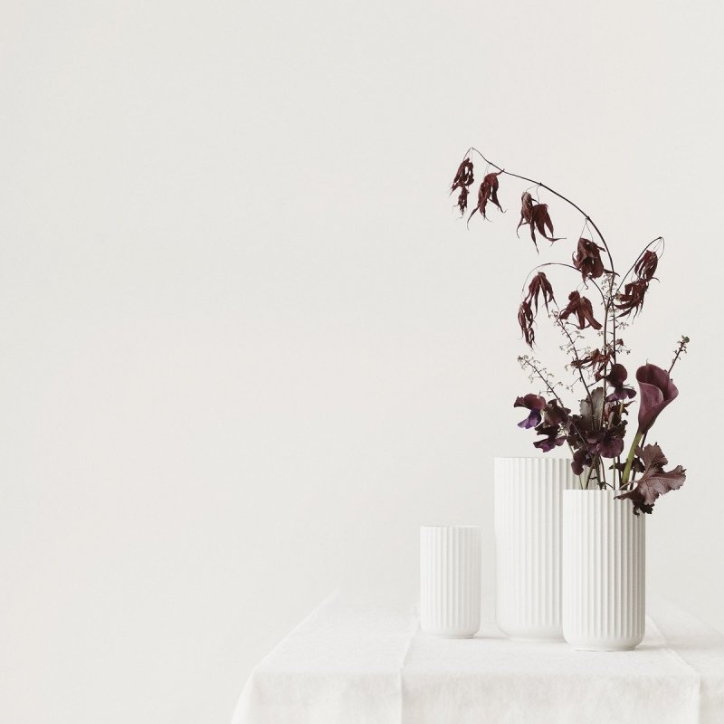 Lyngby Porcelain LYNGBY Wazon do Kwiatów 8 cm Biały