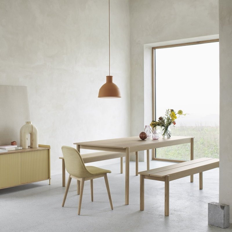 Muuto UNFOLD Lampa Silikonowa 32 cm Jasnoszara