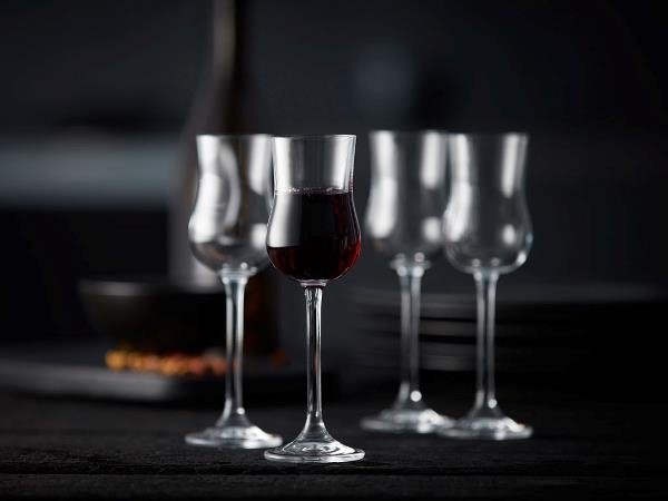 Lyngby Glass JUVEL Kieliszki do Wina Deserowego, Nalewek / Porto / Grappy 90 ml 6 Szt.