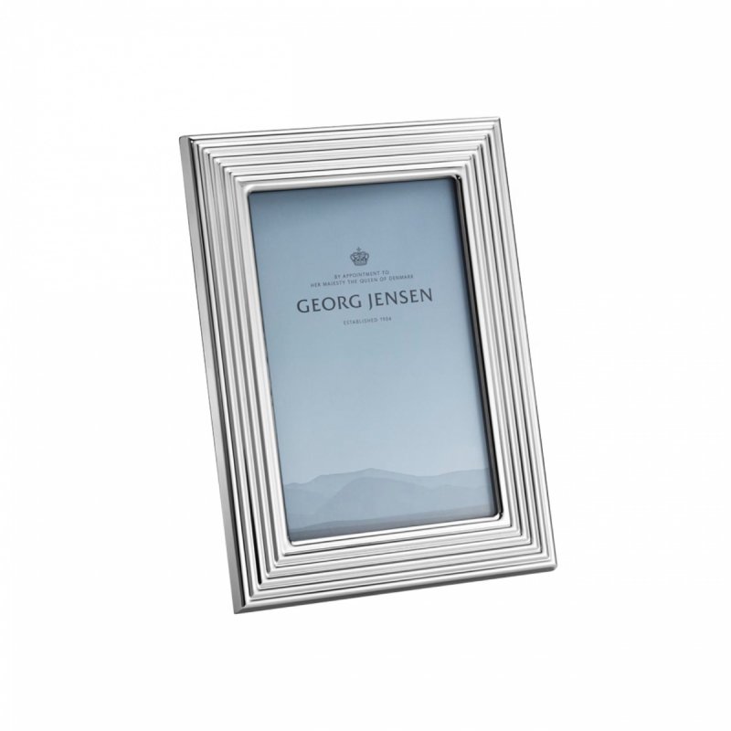 Georg Jensen BERNADOTTE Ramka do Zdjęć 10x15 cm / Stalowa