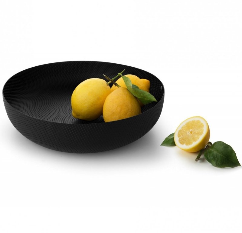 Alessi TEXTURE Misa na Owoce 29 cm Czarna