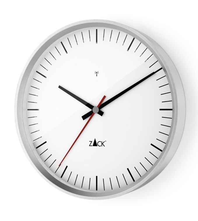 Zack VIDA Zegar Ścienny Sterowany Radiowo 30 cm - Biały