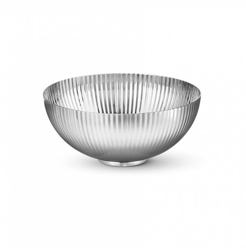 Georg Jensen BERNADOTTE Stalowa Miska 13 cm / Srebrna