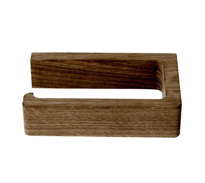 Andersen Furniture BATH Drewniany Uchwyt na Papier Toaletowy / Ciemny Jesion