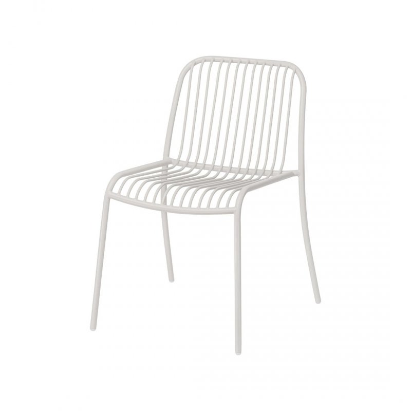 Blomus YUA WIRE Krzesło Ogrodowe / Jasnoszare Silk Grey