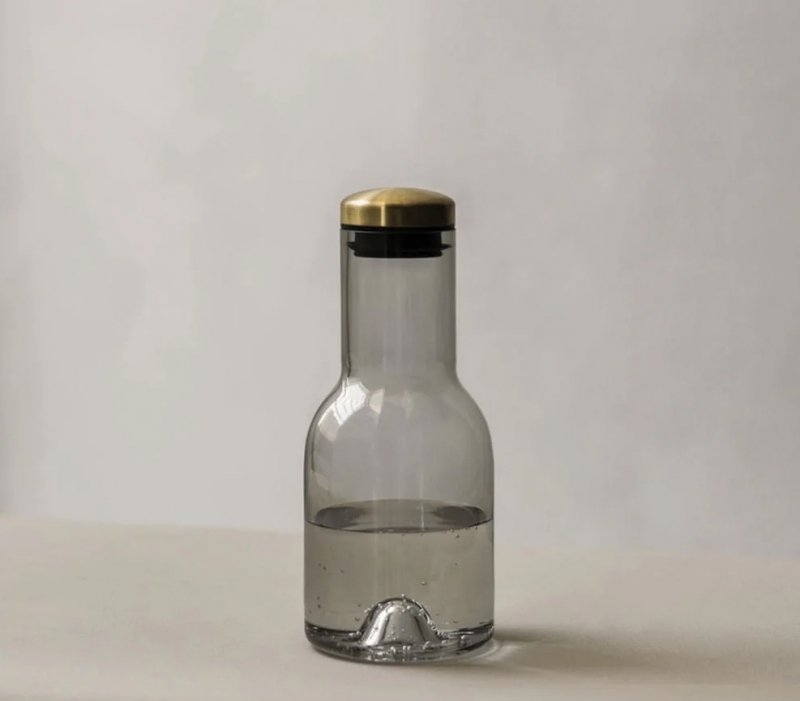 Audo NORM Karafka do Wody 500 ml Szara / Złoty Korek