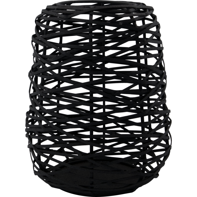 House Doctor UPTO Latarnia - Lampion Metalowy 23,5 cm / Czarny