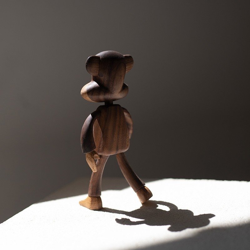 boyhood &amp; Paul Frank JULIUS Małpka 15 cm  / Drewno Orzechowe