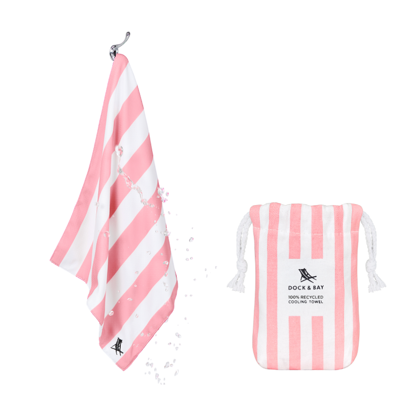 Dock &amp; Bay COOLING Ręcznik Chłodzący 69 cm / Malibu Pink