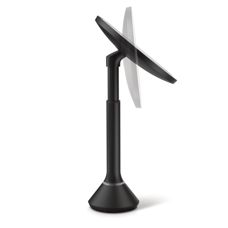 simplehuman SENSOR Lustro Kosmetyczne do Makijażu - Powiększające, z Podświetleniem / Czarny Mat