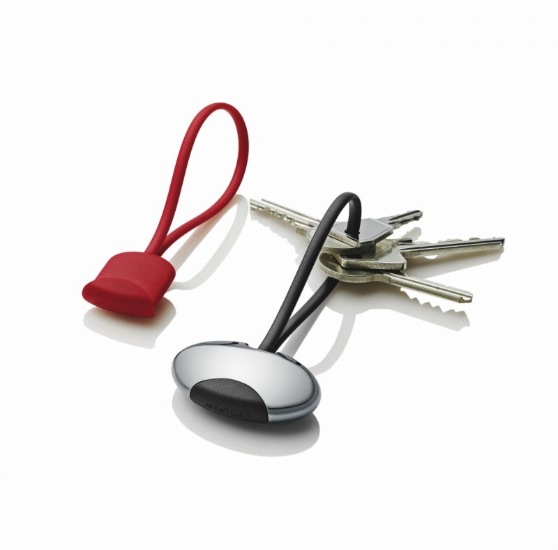 Stelton EMBRACE Stalowy Brelok do Kluczy / Czarny 