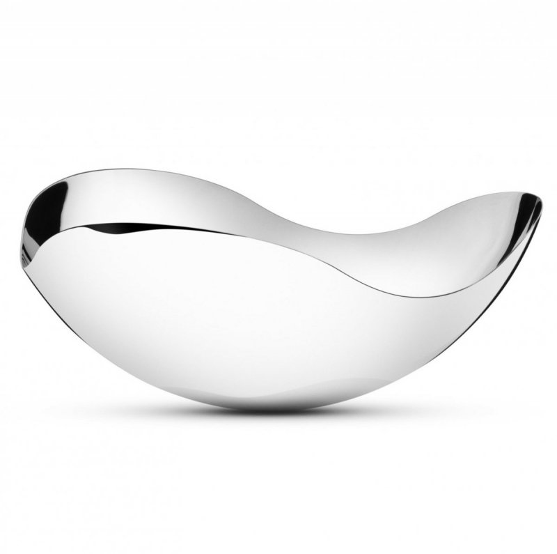 Georg Jensen BLOOM Misa z Polerowanej Stali Nierdzewnej 34 cm