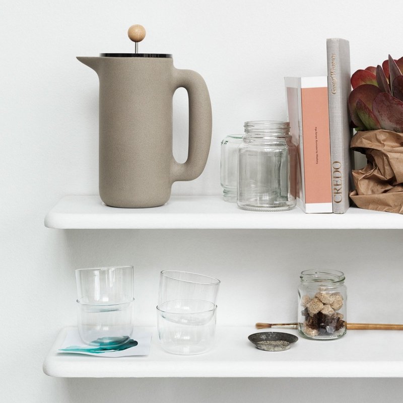 Muuto CORKY Szklanki Wysokie 4 Szt. Bezbarwne
