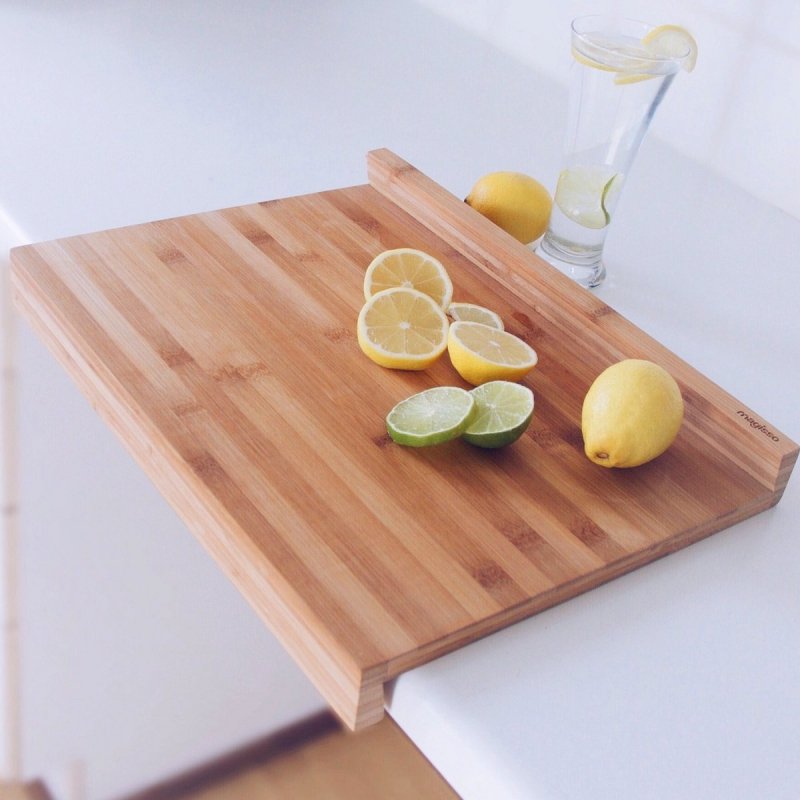 Magisso KITCHEN Bambusowa Deska do Krojenia - Stolnica Nablatowa