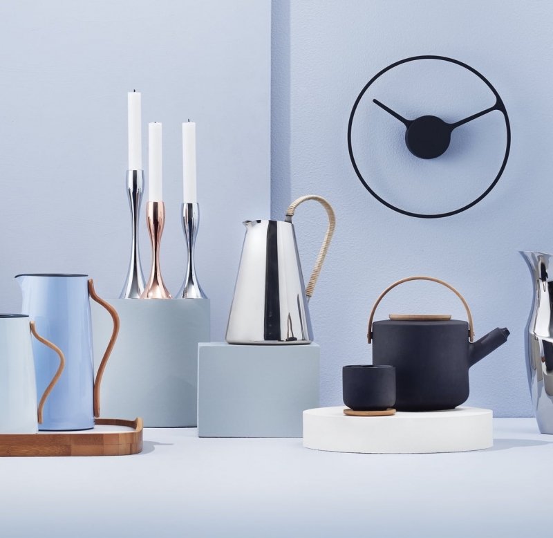 Stelton FREJA Stalowy Dzbanek do Wody 2 l / Srebrny Połysk
