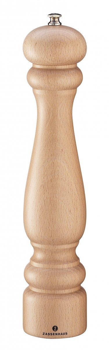Zassenhaus POTSDAM Drewniany Młynek do Pieprzu 30 cm Naturalny