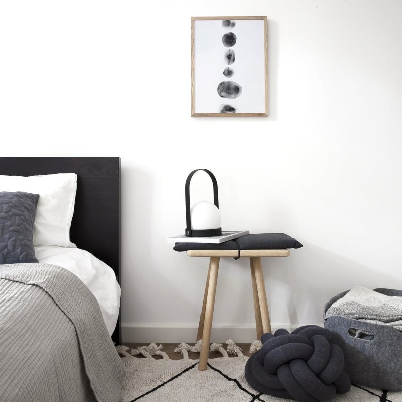 Muuto RESTORE Pojemnik - Kosz Filcowy do Przechowywania - Żółty