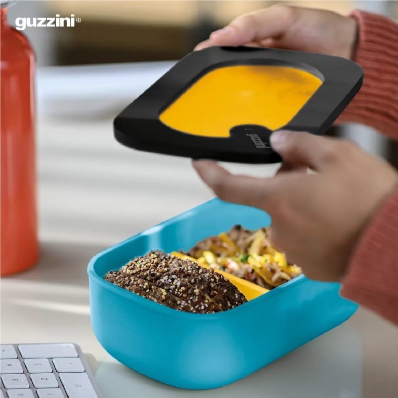 Guzzini STORE GO Lunchbox ze Sztućcami / Biały