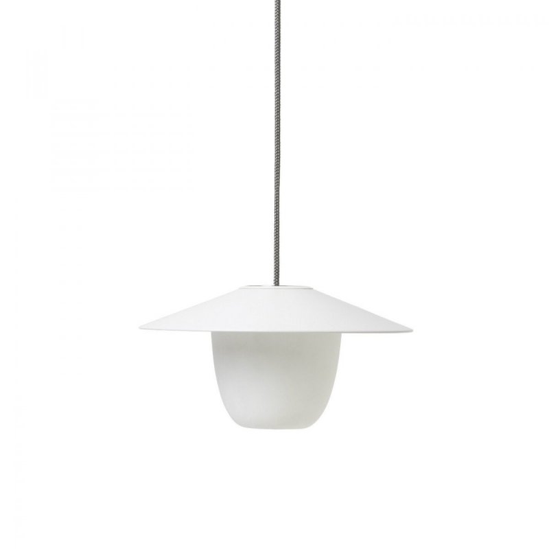 Blomus ANI Bezprzewodowa Lampa LED 2w1 Stołowa/Wisząca 33 cm Biała