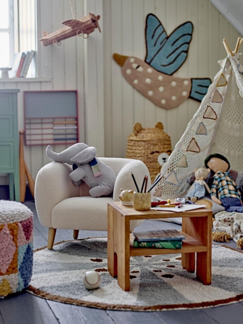 Bloomingville BLUE JAY Dywan do Pokoju Dziecięcego / Ptak