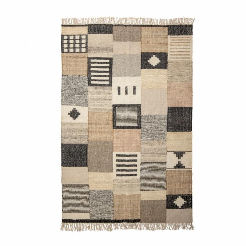 Bloomingville CANSEL Dywan Wełniany i Juty 245 cm