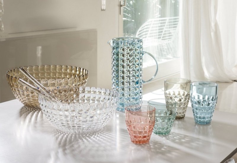 Guzzini TIFFANY Szklanka z Tworzywa 350 ml / Mlecznobiała