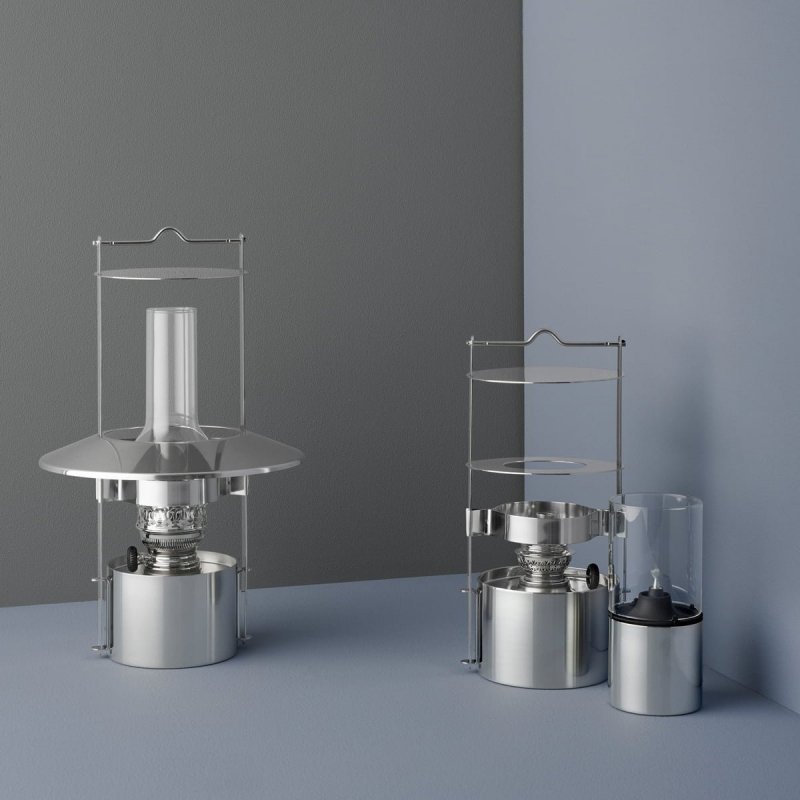 Stelton CLASSIC Stalowa Lampa Oliwna 34 cm / Naftowa