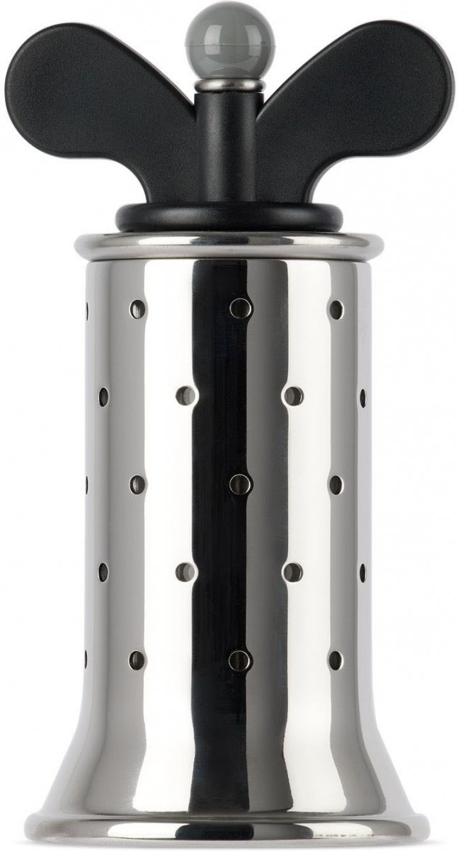 Alessi 9098 Stalowy Młynek do Pieprzu / Czarny