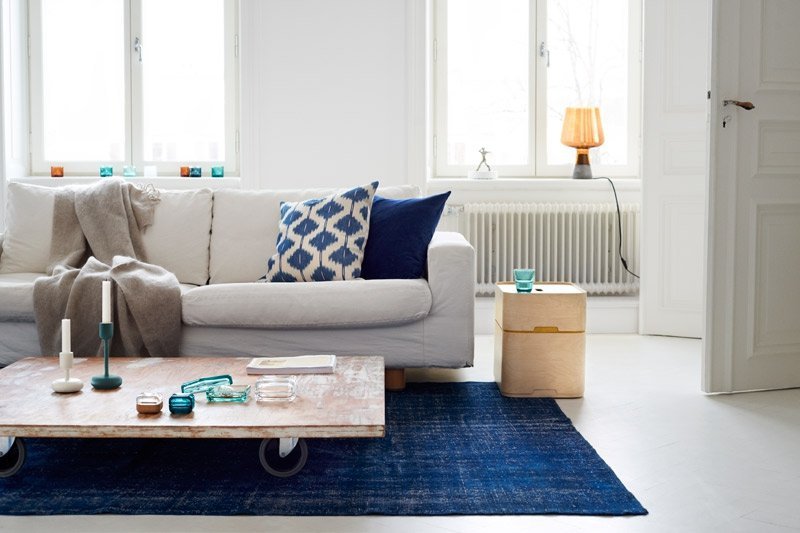 Iittala NAPPULA Świecznik Niski / Biały