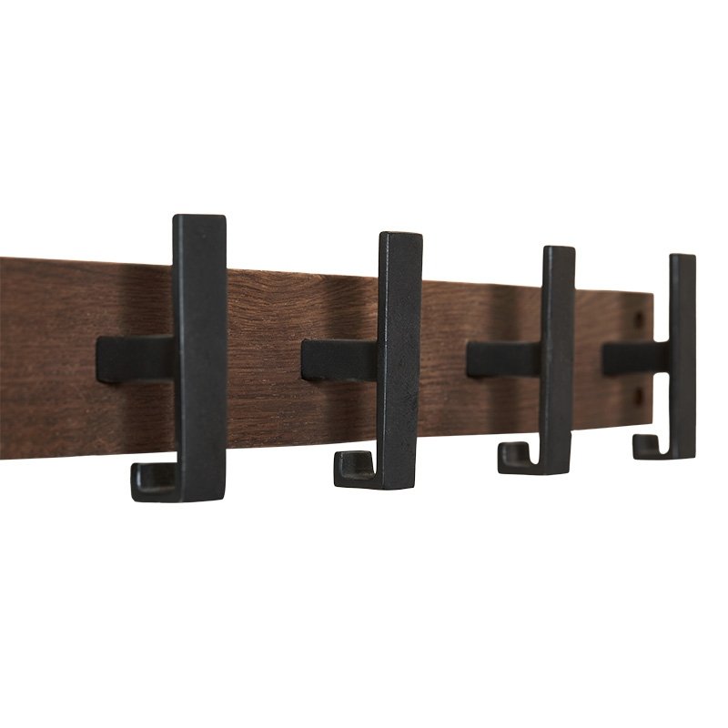 Muubs HARLEM Ścienny Wieszak na Ubrania 60 cm / Ciemny Dąb