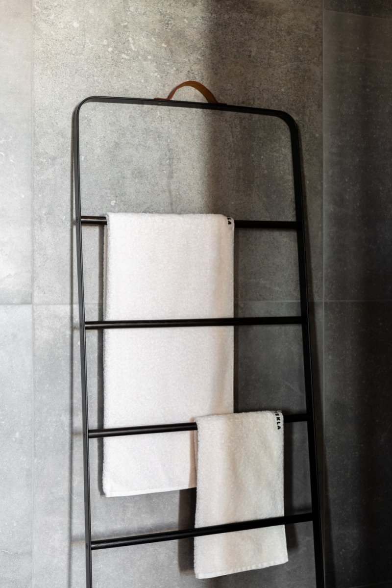 Menu BATH Drabinka Łazienkowa - Wieszak na Ręczniki - Czarny
