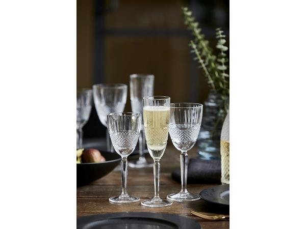 Lyngby Glass BRILLANTE Kryształowe Kieliszki do Szampana 190 ml OUTLET