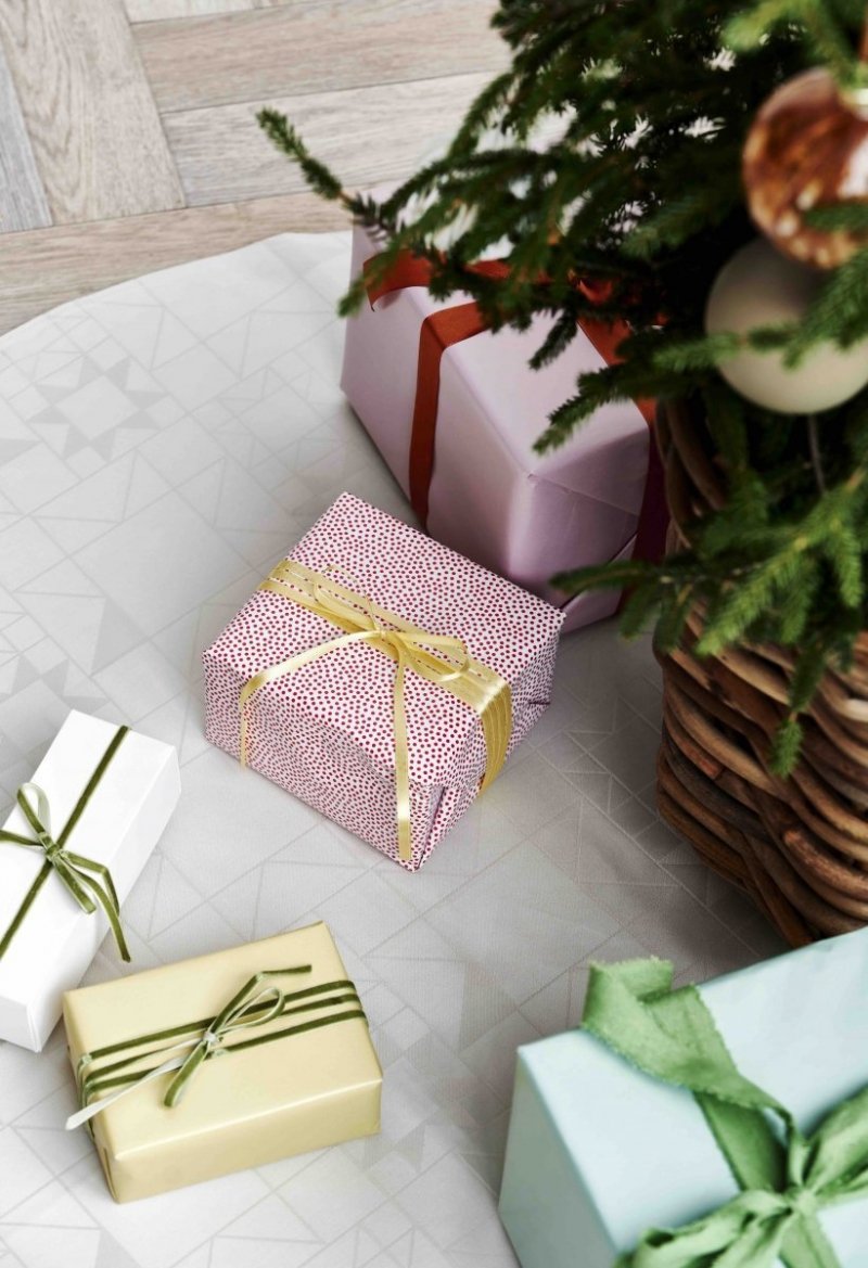 Sodahl CHRISTMAS STAR Świąteczna Podkładka - Mata pod Choinkę 120 cm Czerwona