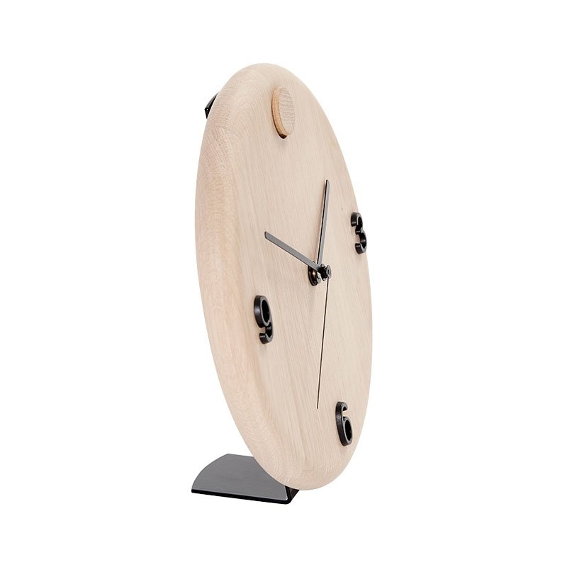 Andersen Furniture WOOD Dębowy Zegar Stołowy 22 cm
