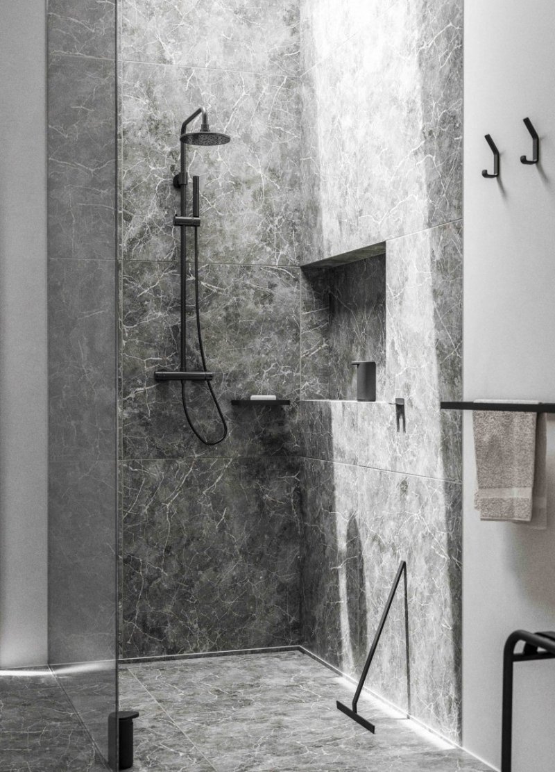 ZONE Denmark RIM Lustro Łazienkowe 70x44 cm Czarne