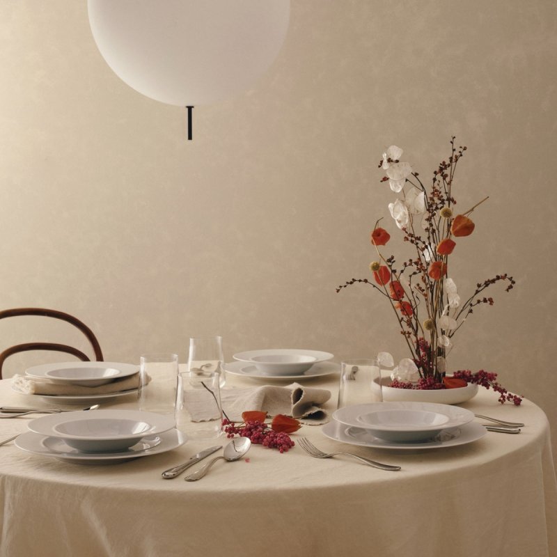 Alessi LA BELLA TAVOLA Talerz do Zupy 23 cm 4 Szt. / Biały