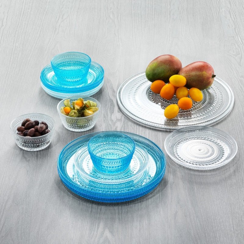 Iittala KASTEHELMI Talerz Szklany 17 cm / Zielony