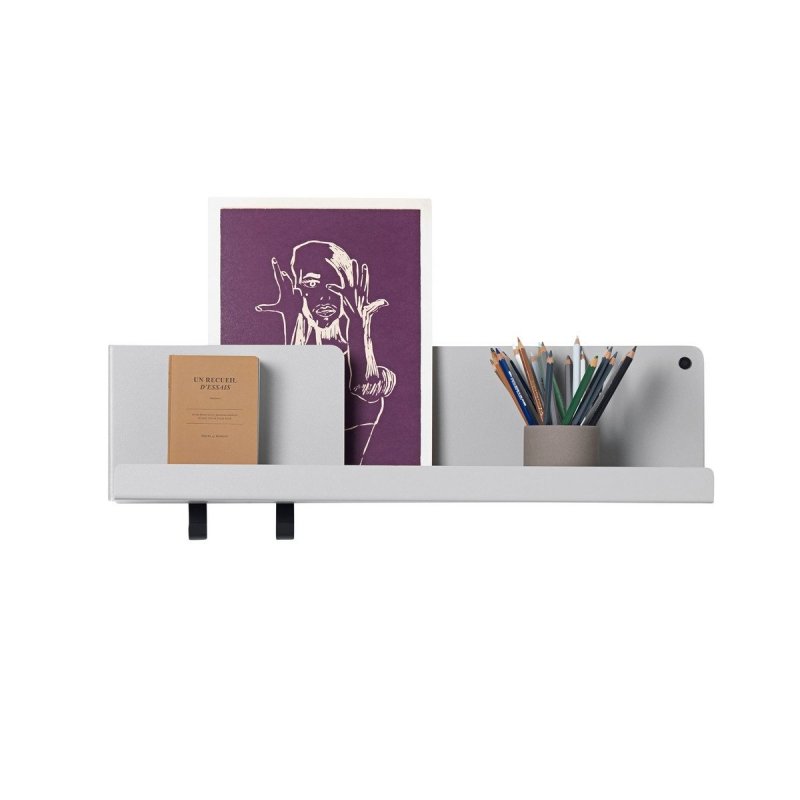 Muuto FOLDED Organizer - Półka Ścienna 63 cm Szara