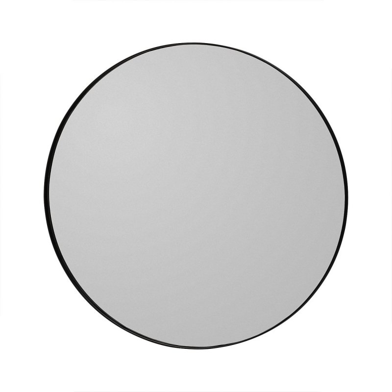 Aytm CIRCUM Lustro Ścienne Okrągłe 50 cm Czarne - Tafla Czarna