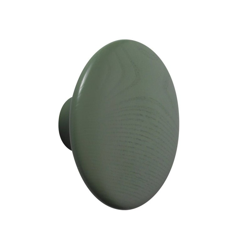 Muuto DOTS Wieszak Drewniany S - 9 cm Ciemnozielony Dark Green