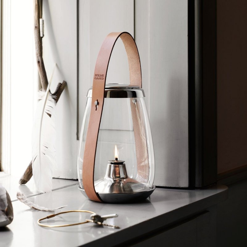 Holmegaard DESIGN WITH LIGHT Lampa Oliwna - Latarnia Hurricane