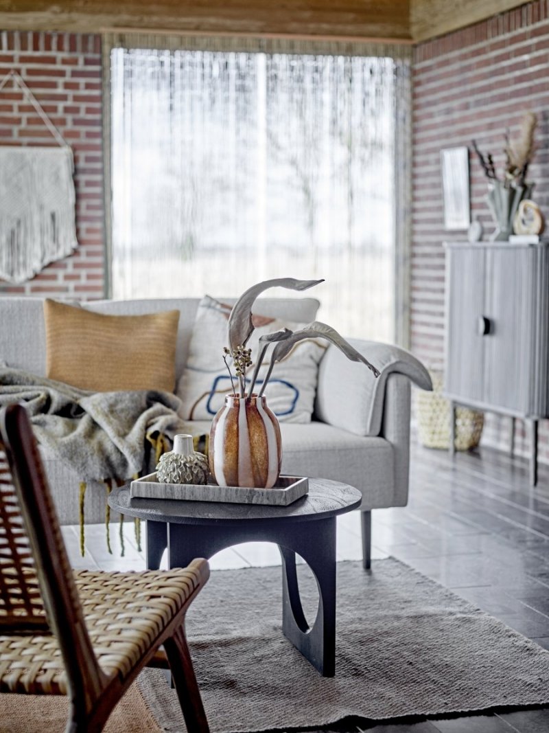 Bloomingville CHESHAM Kanapa - Sofa Tapicerowana / Szara