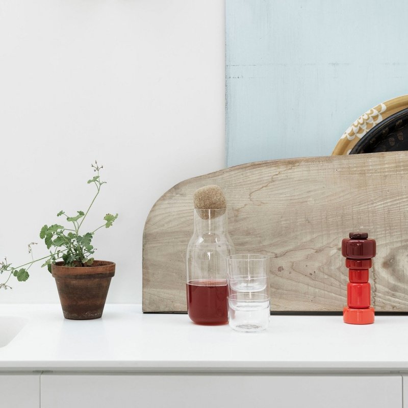 Muuto CORKY Szklanki Wysokie 4 Szt. Szare