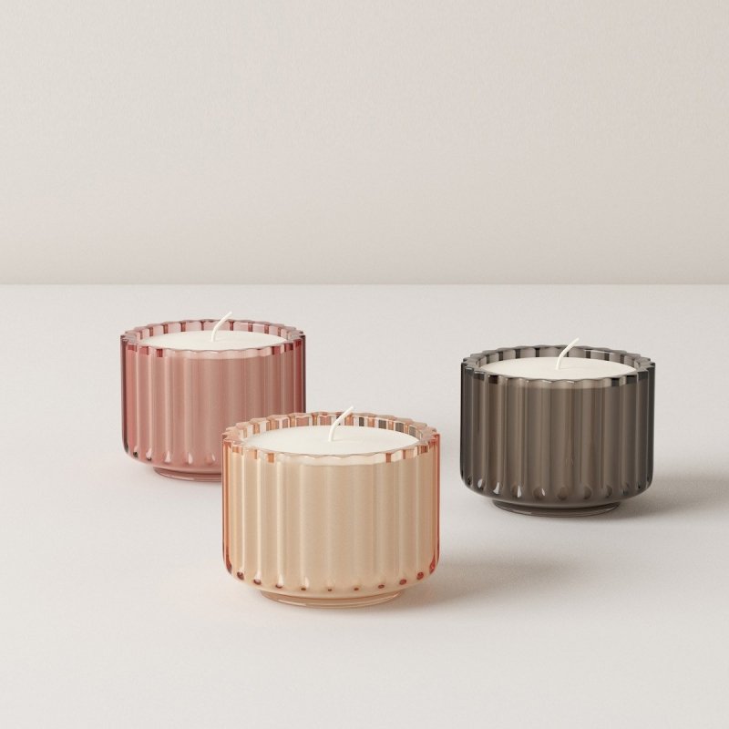 Lyngby Porcelain LYNGBY Świecznik Tealight 6,7 cm Niebieski