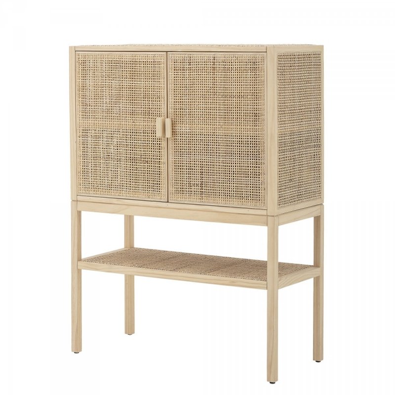 Bloomingville SANNA Drewniana Komoda z Rattanowym Frontem