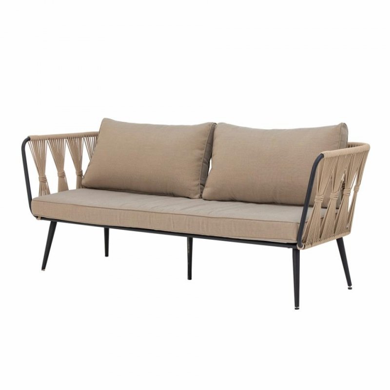 Bloomingville PAVONE Sofa Ogrodowa / Brązowa