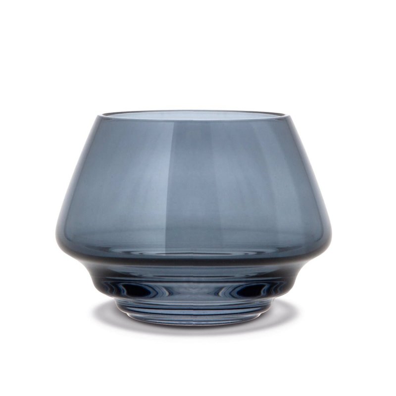 Holmegaard FLOW Świecznik Tealight / Granatowy