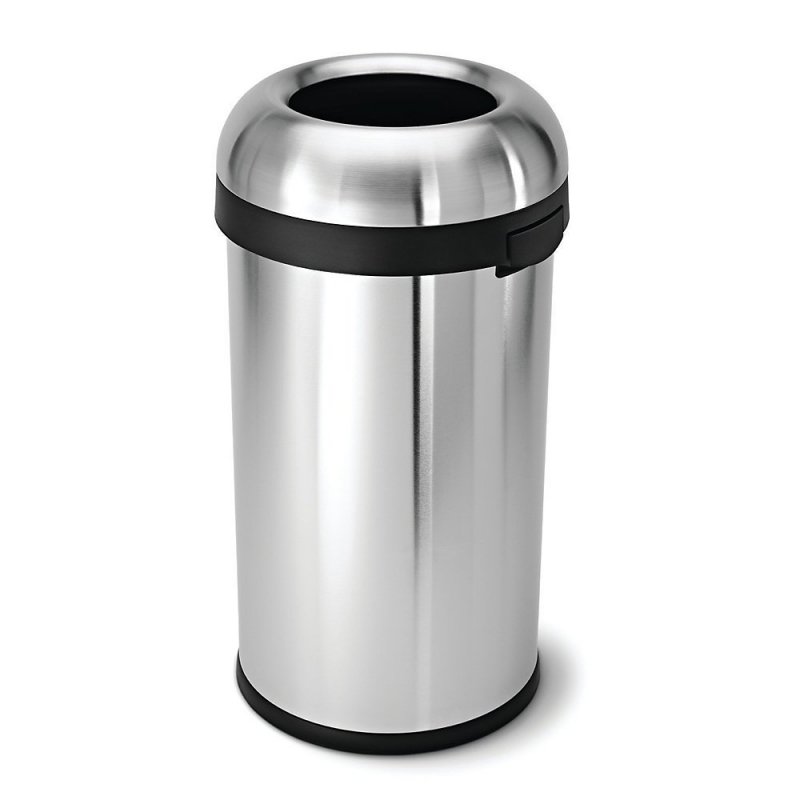 simplehuman BULLET OPEN Kosz na Śmieci 80 l - Otwarty