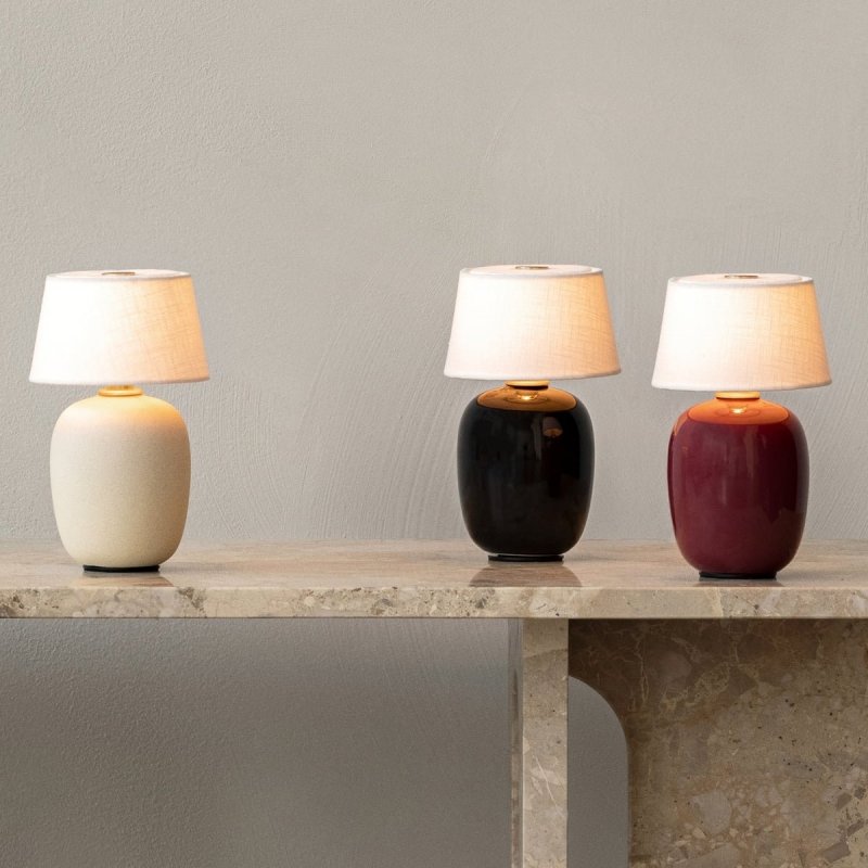Audo TORSO Bezprzewodowa Lampa LED / Czerwona