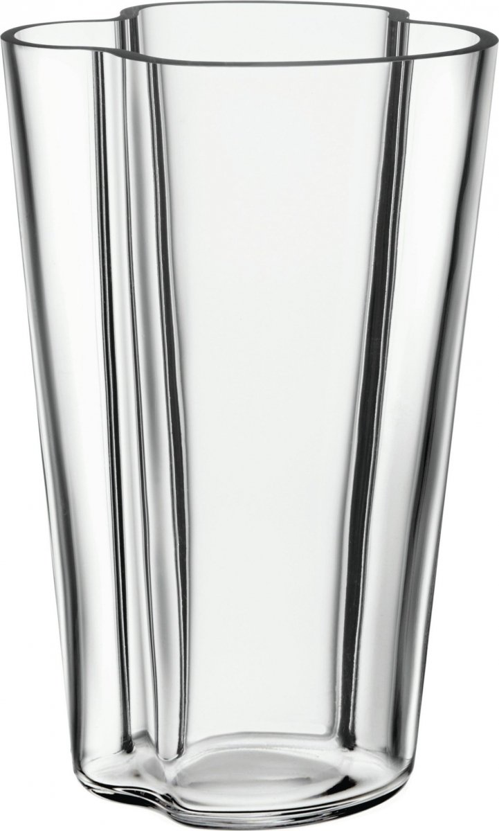 Iittala AALVAR AALTO Wazon do Kwiatów 22 cm / Przezroczysty